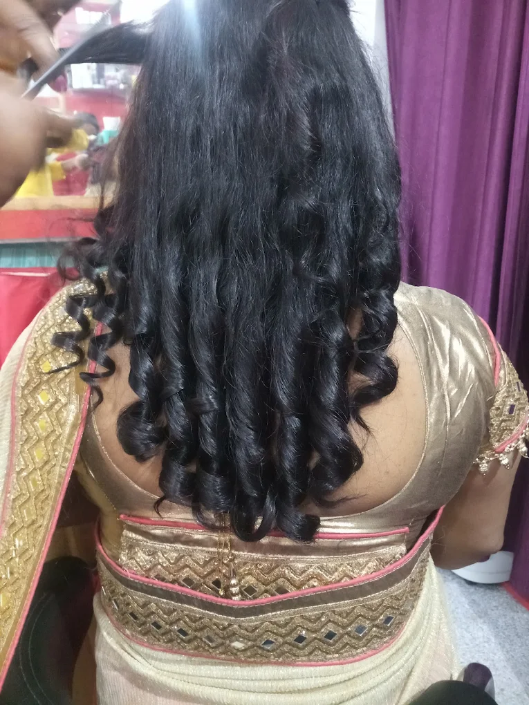 Hair — sangeet curls